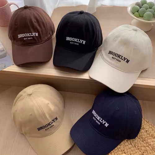 Brooklyn Korean Baseball Cap Unisex Fashion Cap For Men And Women Outdoor Sumbrero