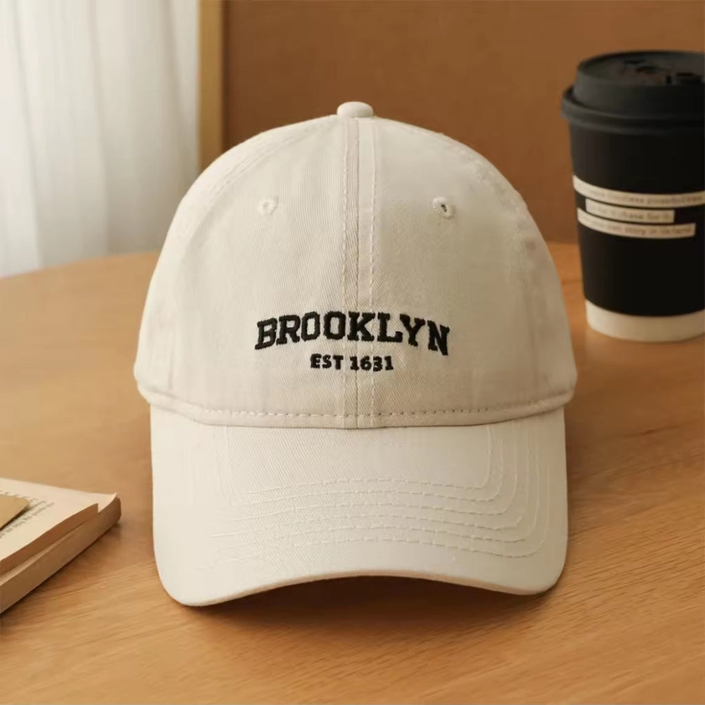 Brooklyn Korean Baseball Cap Unisex Fashion Cap For Men And Women Outdoor Sumbrero