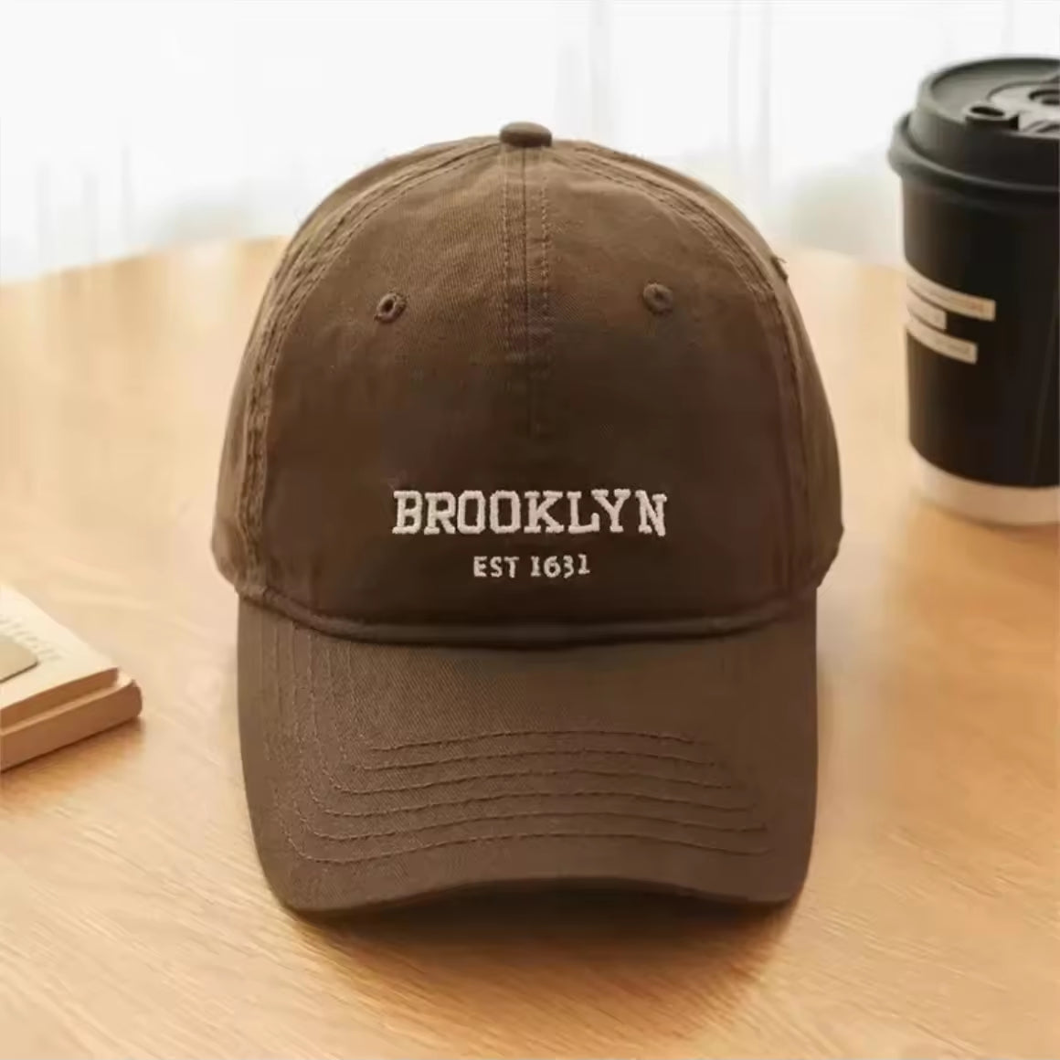 Brooklyn Korean Baseball Cap Unisex Fashion Cap For Men And Women Outdoor Sumbrero