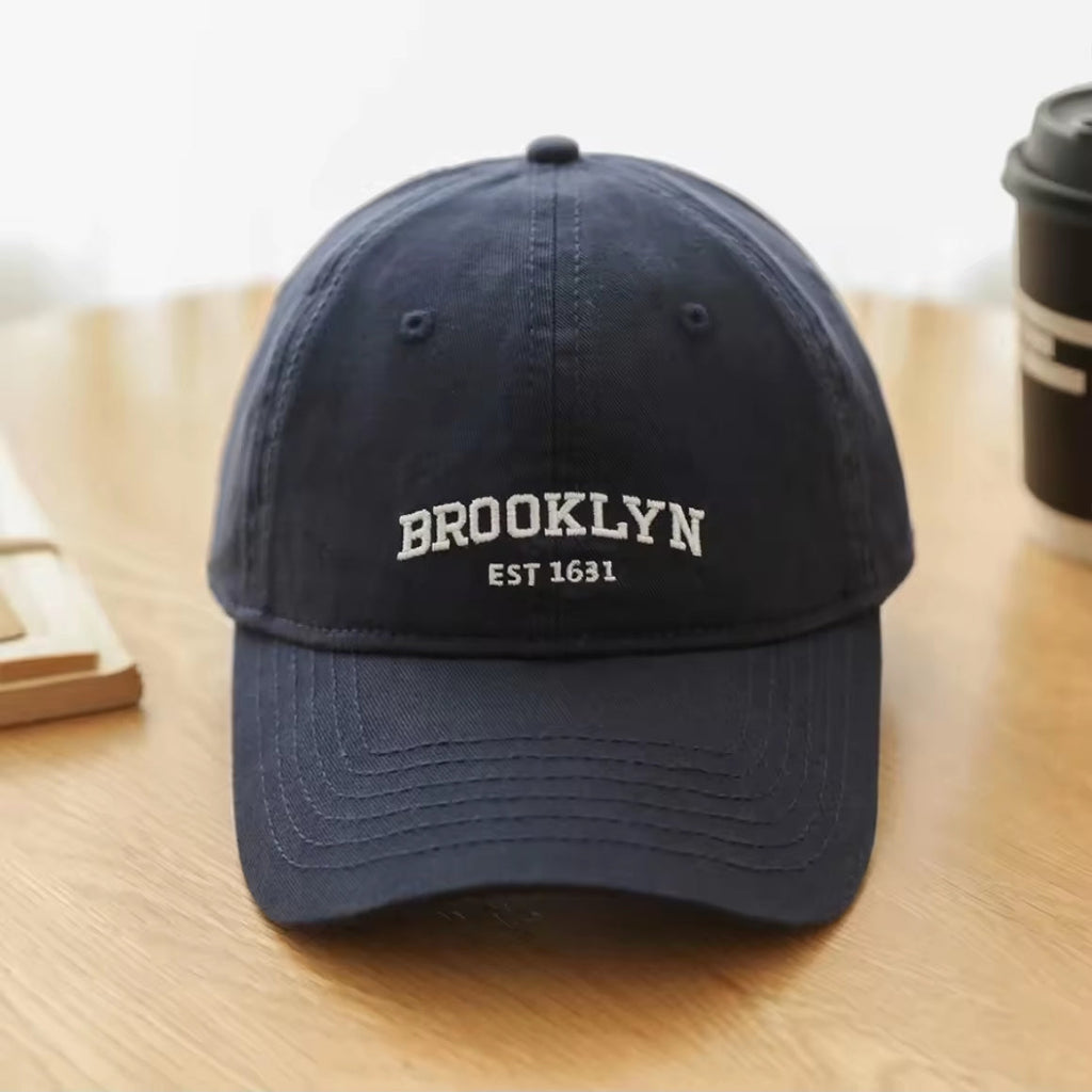 Brooklyn Korean Baseball Cap Unisex Fashion Cap For Men And Women Outdoor Sumbrero